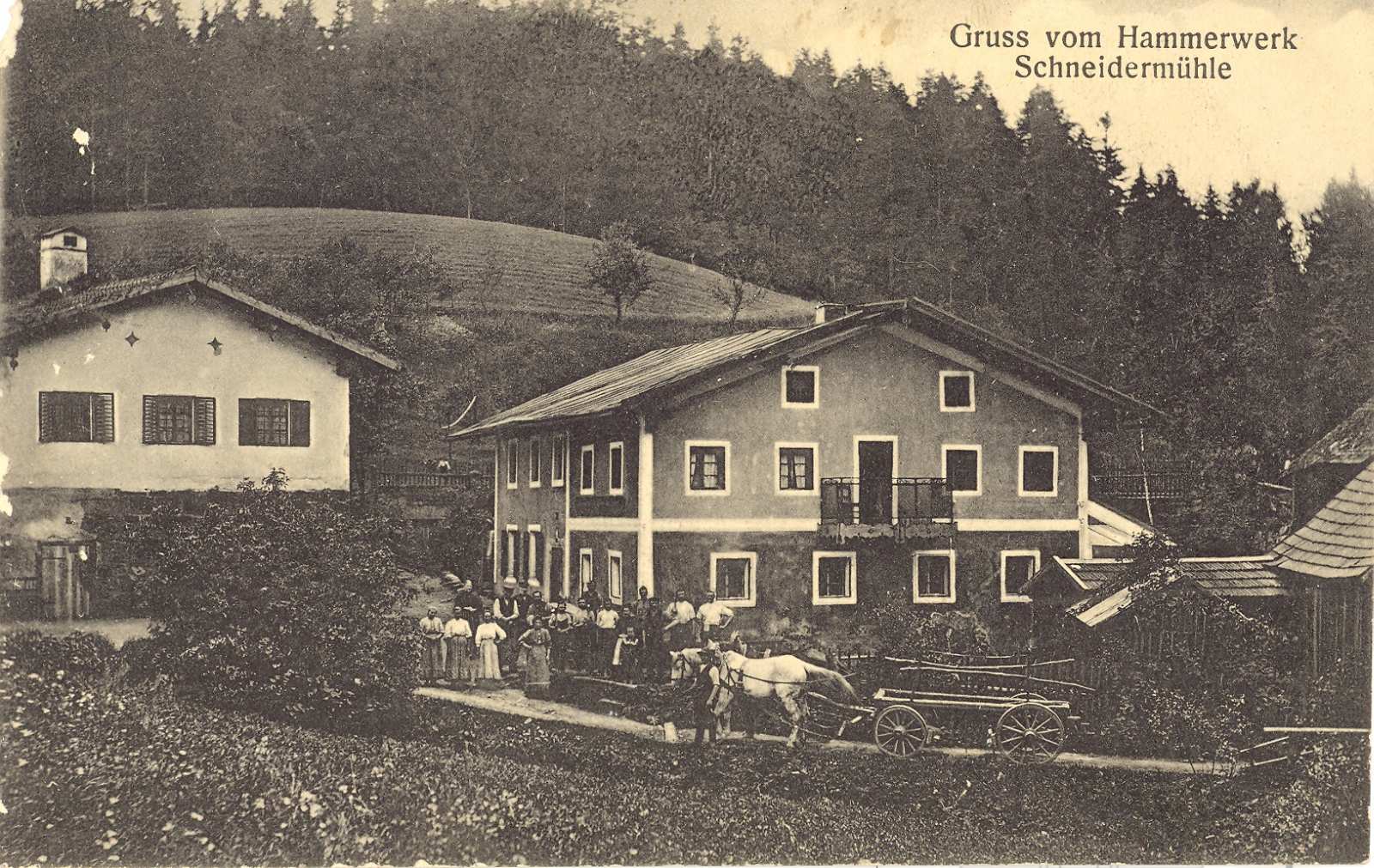 Hammerwerk Sedlmayr um 1913.