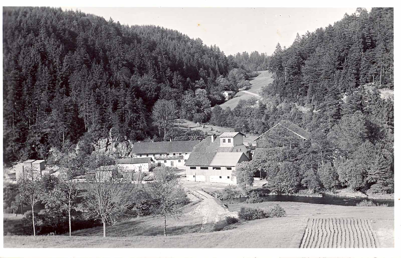 Die Schrottenbaummühle um 1940.