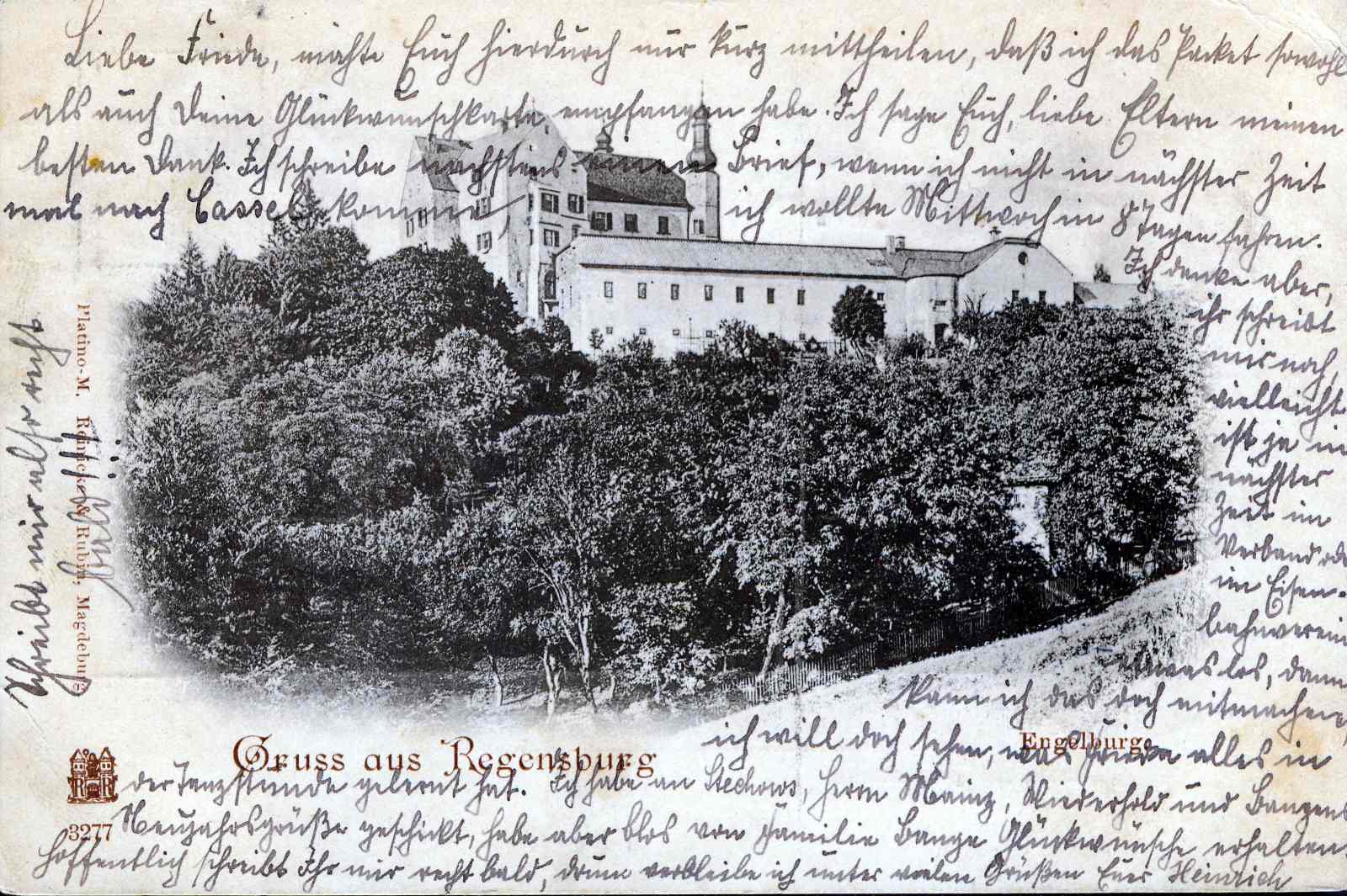 1905 Englburg Regensburg Aufdruck